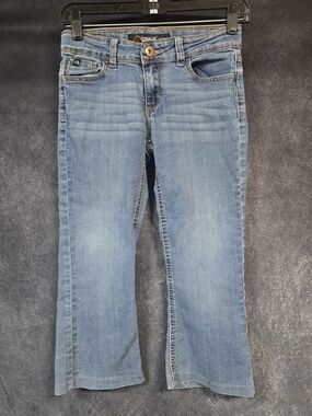 Jordache Faded Light Blue Flare Kids Jeans